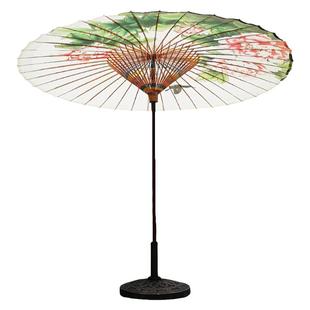 巧匠围炉煮茶伞户外油纸伞室外防晒古风大伞国风复古庭院伞遮阳伞