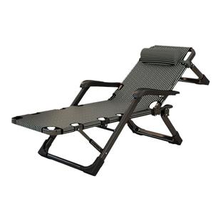 躺椅折叠午休可坐可躺办公室便携午睡床家用休闲阳台椅睡靠背椅子