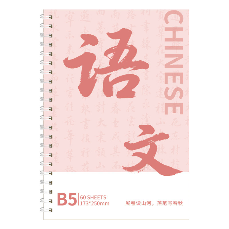 b5分科目线圈笔记本子75g加厚初中高中生专用9科全套学科课堂活页本作业本初一学生用各科错题纠错本语文数学