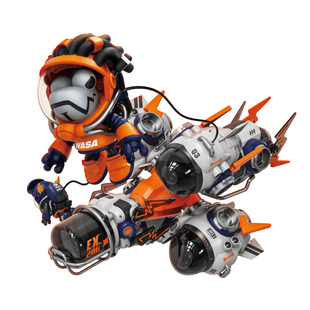 WASA变色龙十代盲盒航天飞船火煎拼装模型玩具小男孩拼装玩具益智