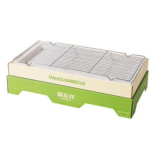 探乐谷一次性烧烤炉户外便携烧烤架露营碳烤炉家用庭院烤肉炉木炭