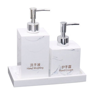 酒店洗手液瓶套装按压瓶护手霜瓶洗发水空瓶乳液欧式分装瓶皂液器