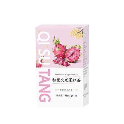 桂花火龙果红茶蜜桃荔枝水果茶包