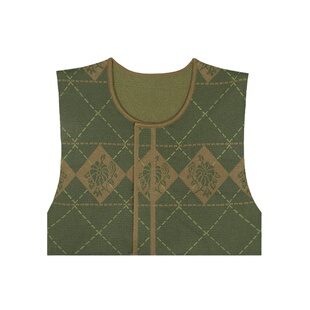 织造司原创唐制汉服[暮晚归]改良唐褙子圆领衫条纹拼接印花交窬裙