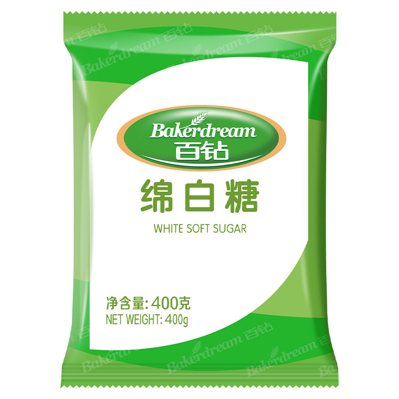 安琪百钻绵白糖400g袋装棉白白糖/食糖