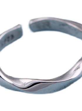 925纯银戒指女夸张999足银日韩