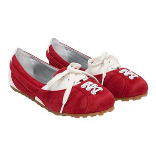 刘雯同款lost in echo新款浅口单鞋红色超轻软薄底运动芭蕾舞鞋