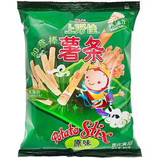 上好佳薯条80g原味番茄味非油炸膨化食品好吃的便宜休闲零食小吃
