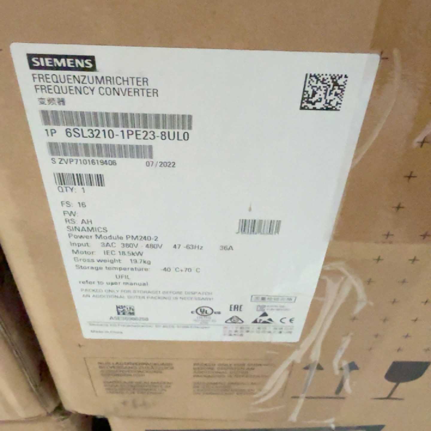 (议价)变频器6SL32101PE238UL0