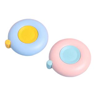 得力卷尺测量三围腰围胸围宝宝婴儿身高皮软尺子米尺多功能高精度2m米可爱衣布家用服装专用裁缝高颜值皮卷尺