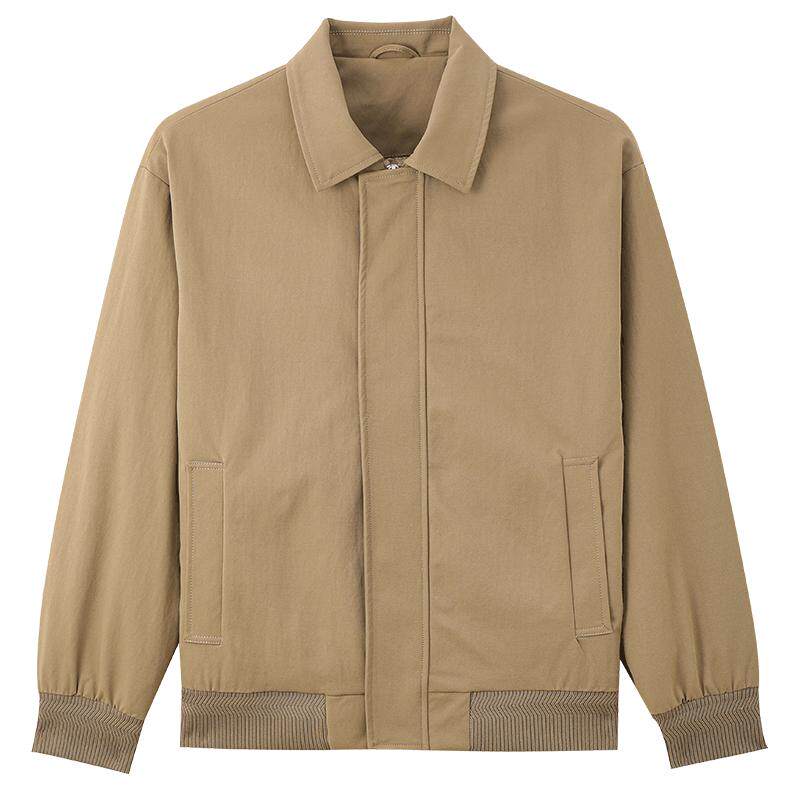 Mind Bridge2025年通勤厚外套男士短款翻领羽绒服冬季保暖夹克