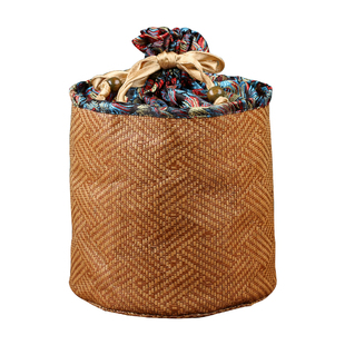 茶叶包装袋普洱茶白茶5饼7饼通用布袋纸编草绳民族风布包收纳定制