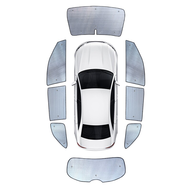 适用于奔驰Smart遮阳帘防晒隔热遮阳板车窗窗帘前挡风汽车遮阳挡