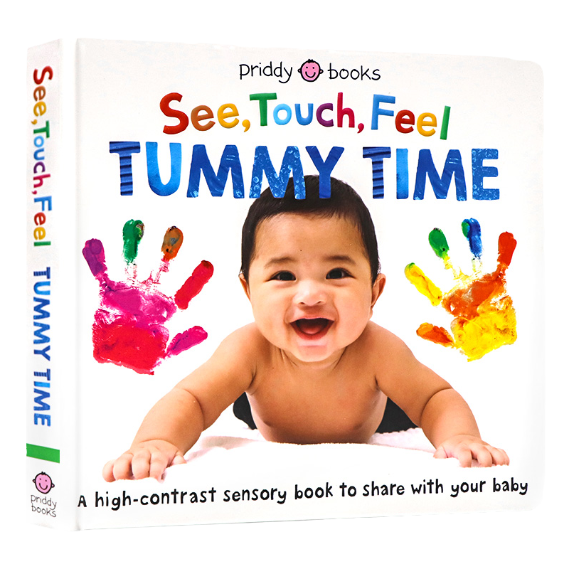 see touch feel 触摸书 英文原版绘本 seetouchfeel 感官认知书婴幼儿童早教启蒙纸板书创造力想象