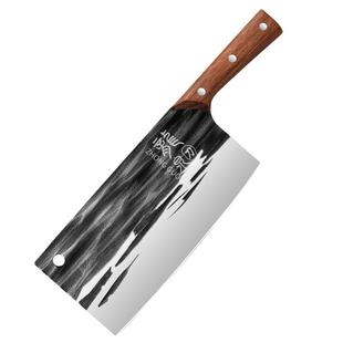 龙泉菜刀厨师专用手工锻打厨房刀具官方旗舰店正品斩切刀砍骨头刀