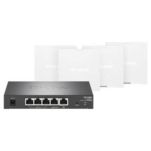 TP-LINK全屋wifi7覆盖套装无线AP面板BE5100双频2.5G端口86型入墙式POE.AC一体化智能组网大户型别墅家用