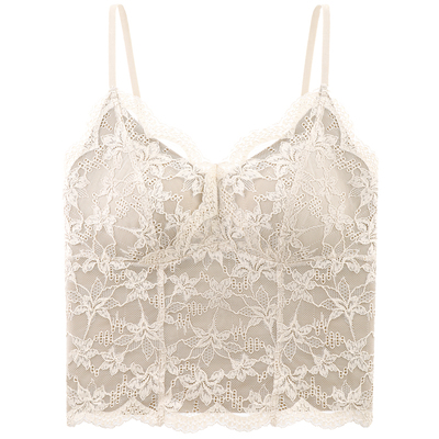蕾丝吊带背心女款保暖内搭带胸垫