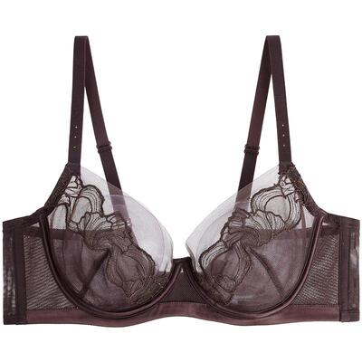 爱慕星海25夏内衣女3/4软钢圈轻薄杯大胸显小大罩杯文胸AM13A941