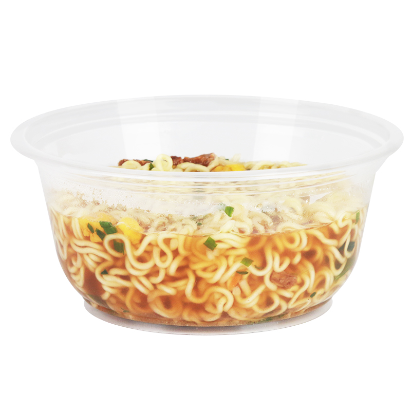 一次性碗一次塑料碗商用餐盒圆形带盖家用打包盒冰粉专用碗打包碗
