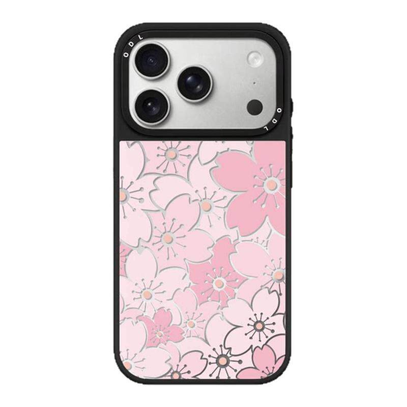 CASETiFiY联名镂空粉色樱花适用16苹果iPhone18pro/17ProMax/15手机壳磁吸14甜美13简约可爱华强北平替潮壳女