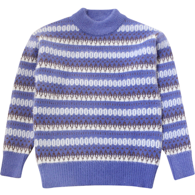 男童水貂绒毛衣秋冬款