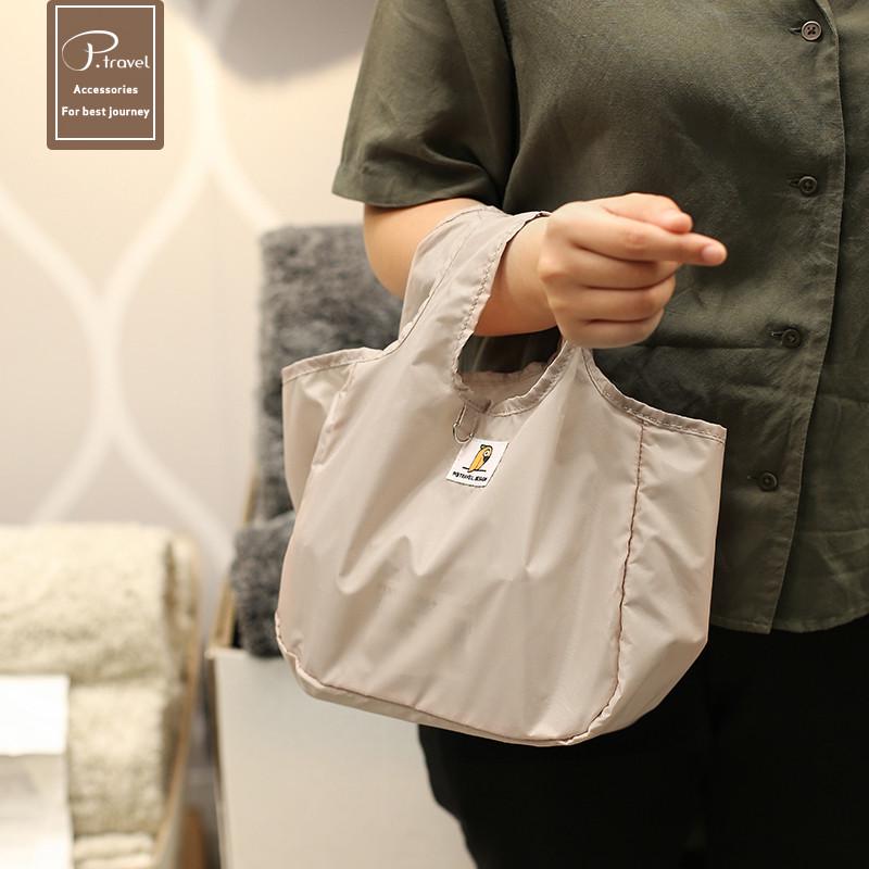 时尚便当袋手提包防水简约日式保温饭盒袋子上班族学生饭袋便当包