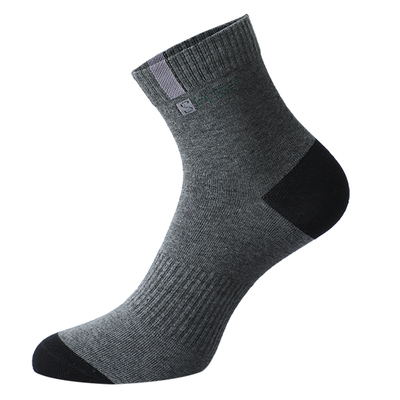 浪莎男士中筒袜100%纯棉防臭吸汗