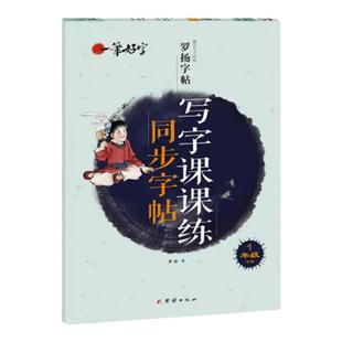 正版一笔好字罗扬字帖课堂笔记天天练练字帖人教版同步字帖一课一练硬笔钢笔临摹一二三四五六七八年级上下册同步字帖楷书写字书法
