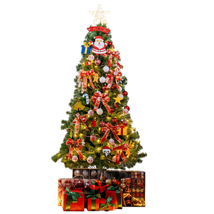 圣诞节装饰品大号圣诞树摆件圣诞球套餐家用高级创意带灯拍照道具