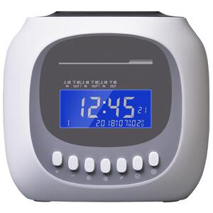 考勤机格志M880打卡机纸卡式考勤机工厂打卡钟器员工工作出勤学生签到机上下班可停电签到机168智能双色打印