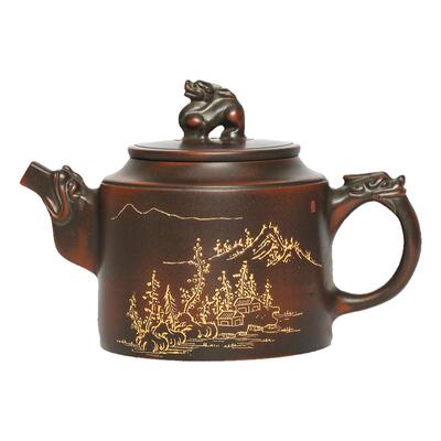 此时此刻广西钦州坭兴陶茶壶