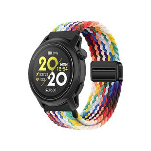 适用于高驰PACE4/3手表带pacePro尼龙编织磁吸扣2腕带COROS智能运动手表apex2/2pro织物高级表链男女替换带夏