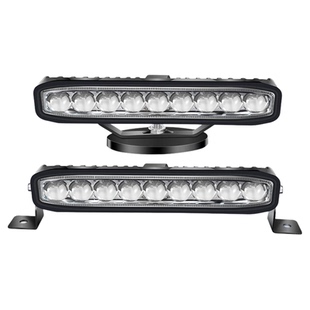 汽车激光炮九珠射灯中网超亮透镜12vled货车大灯雾灯钢炮外置超薄