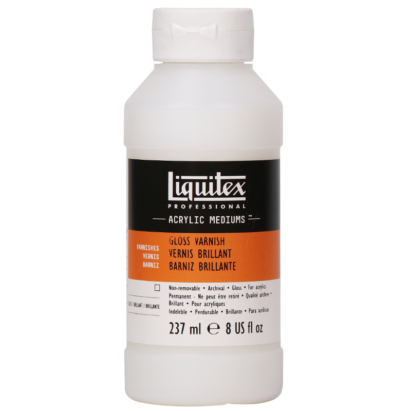 美国Liquitex丽唯特罩光剂胶质效果媒介底料塑型膏油画丙烯综合材