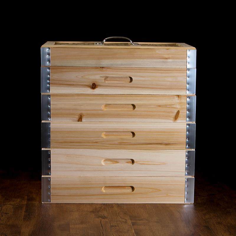 馍馍哥蒸馍坊长方形木蒸笼馒头方型蒸笼屉竹制木框木制蒸包子草垫