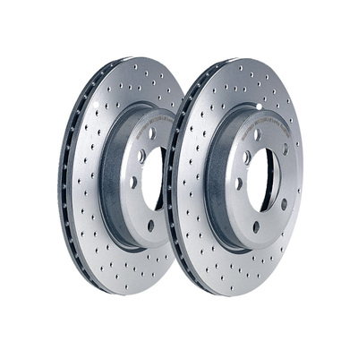 布雷博打孔通风刹车盘奔驰专用