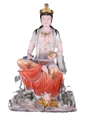 观音菩萨自在水月神像装饰摆件