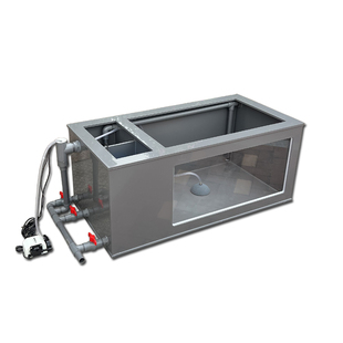 锦鲤鱼池超白玻璃观赏鱼池侧部过滤客厅阳台金鱼兰寿龙鱼轻体鱼缸