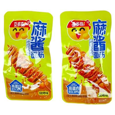 豆多奇麻酱面筋卷香辣烧烤开袋