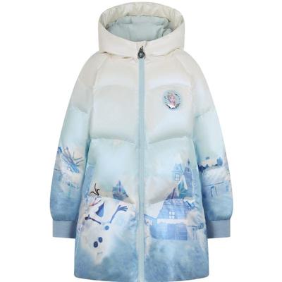 波司登女童中长款羽绒服公主联名