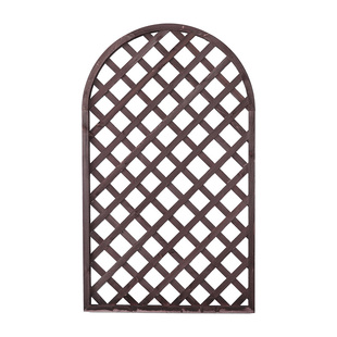 防腐木花格户外半圆网格花架木质栅栏护栏围栏庭院爬藤架花园篱笆