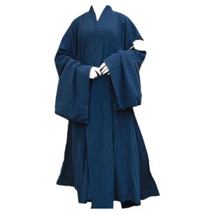 道袍夏季大小袖道家长袍传统三清领道家道袍男女太极居士道服