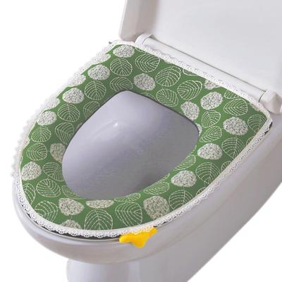 加长加大棉麻马桶座垫