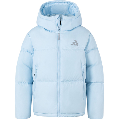 阿迪达斯女士运动连帽保暖羽绒服