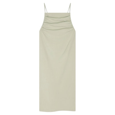 LOWRYS FARM连衣裙女2025春夏新款气质褶皱感吊带裙327238