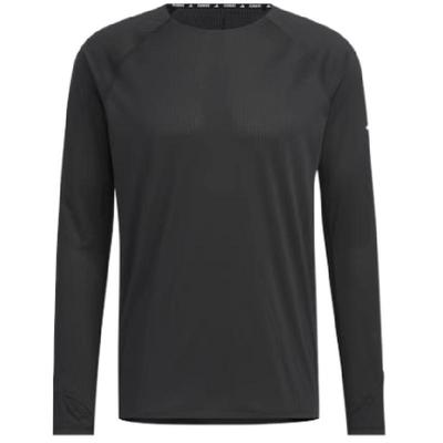 阿迪达斯男女速干跑步长袖T恤