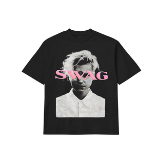 Skylrk Justin bieber官方周边 SWAG怀旧巡演T恤 BLACK 黑色