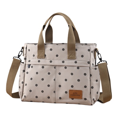 大容量帆布袋斜挎包女士通勤包