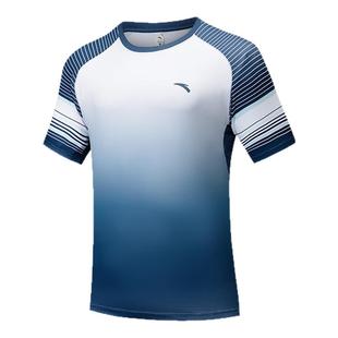 超级安踏速干T恤男乒乓球运动短袖羽毛球透气短t上衣152527103U