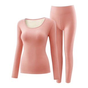 保暖内衣女款加绒加厚防寒秋衣秋裤套装特厚抗寒冬季零下40度东北